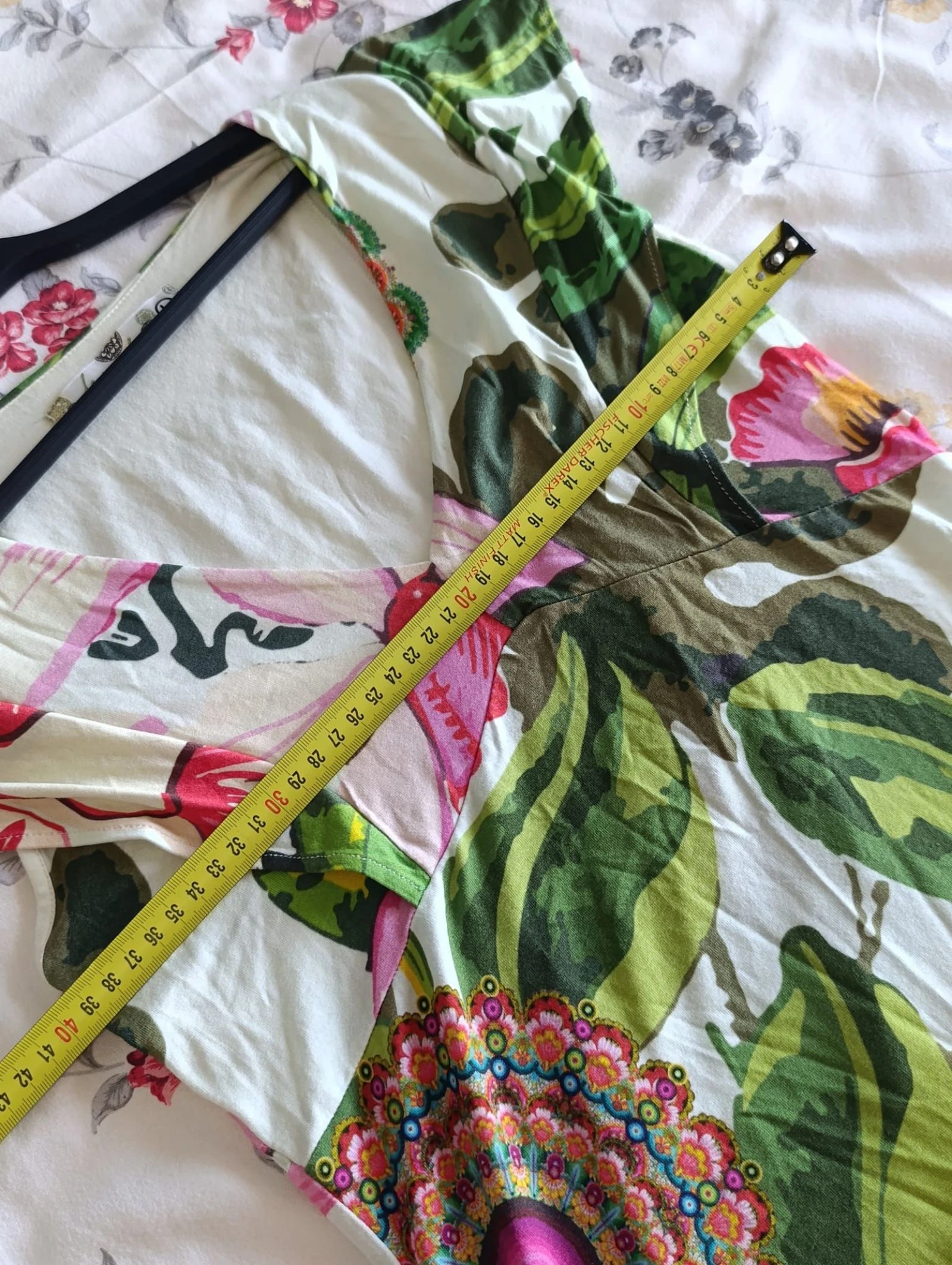 Top Desigual floral de viscose tamanho G – photo 6